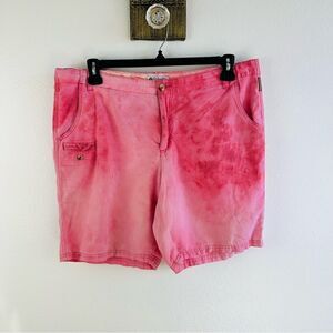 Columbia Coral Linen‎ Blend Tie Dye Shorts